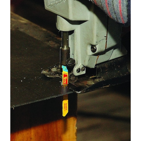 Starrett Metal Cutting, Unified Shank, Bi-Metal Unique, Jig Saw Blades, 2" X 5/16 X .040 X 24 Tpi, 5Pk BU224